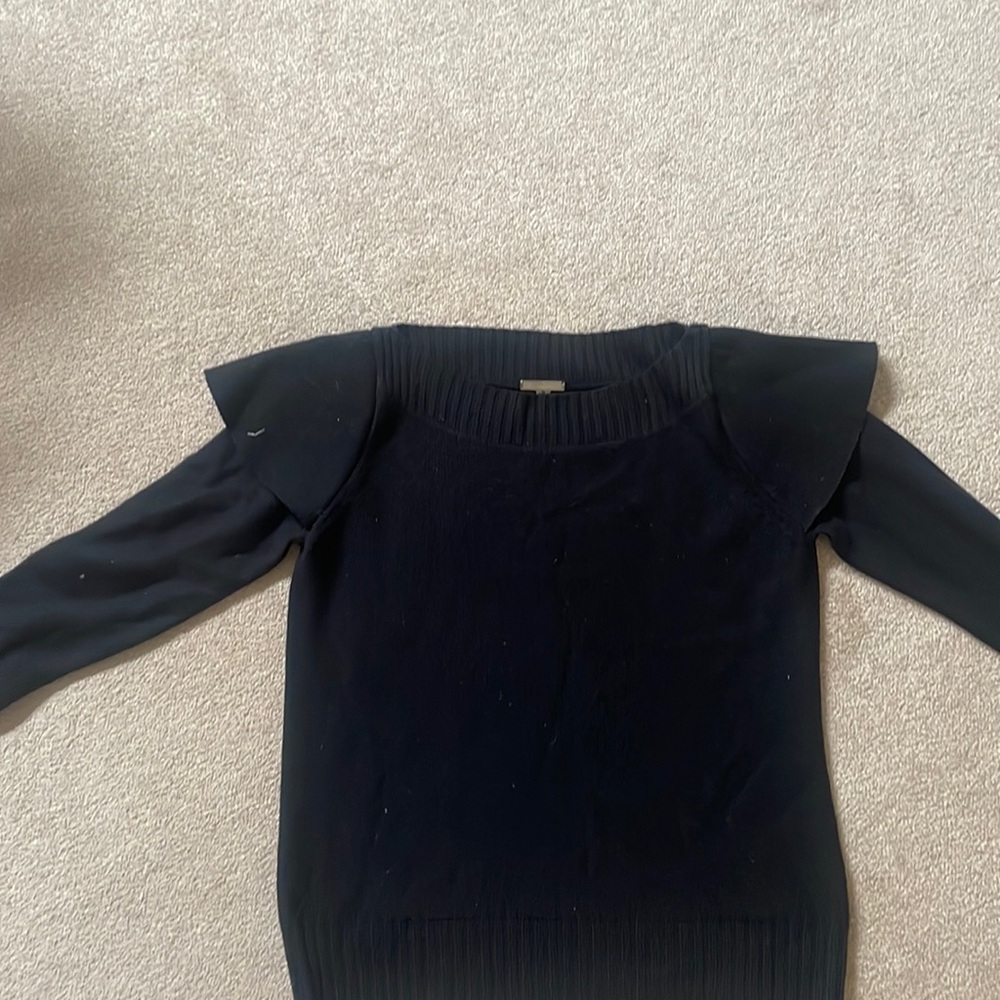 Loeffler Randall black sweater
